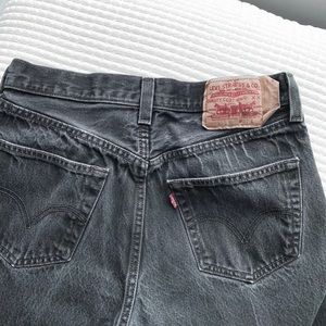 LEVIS 501 Black Straight Fit